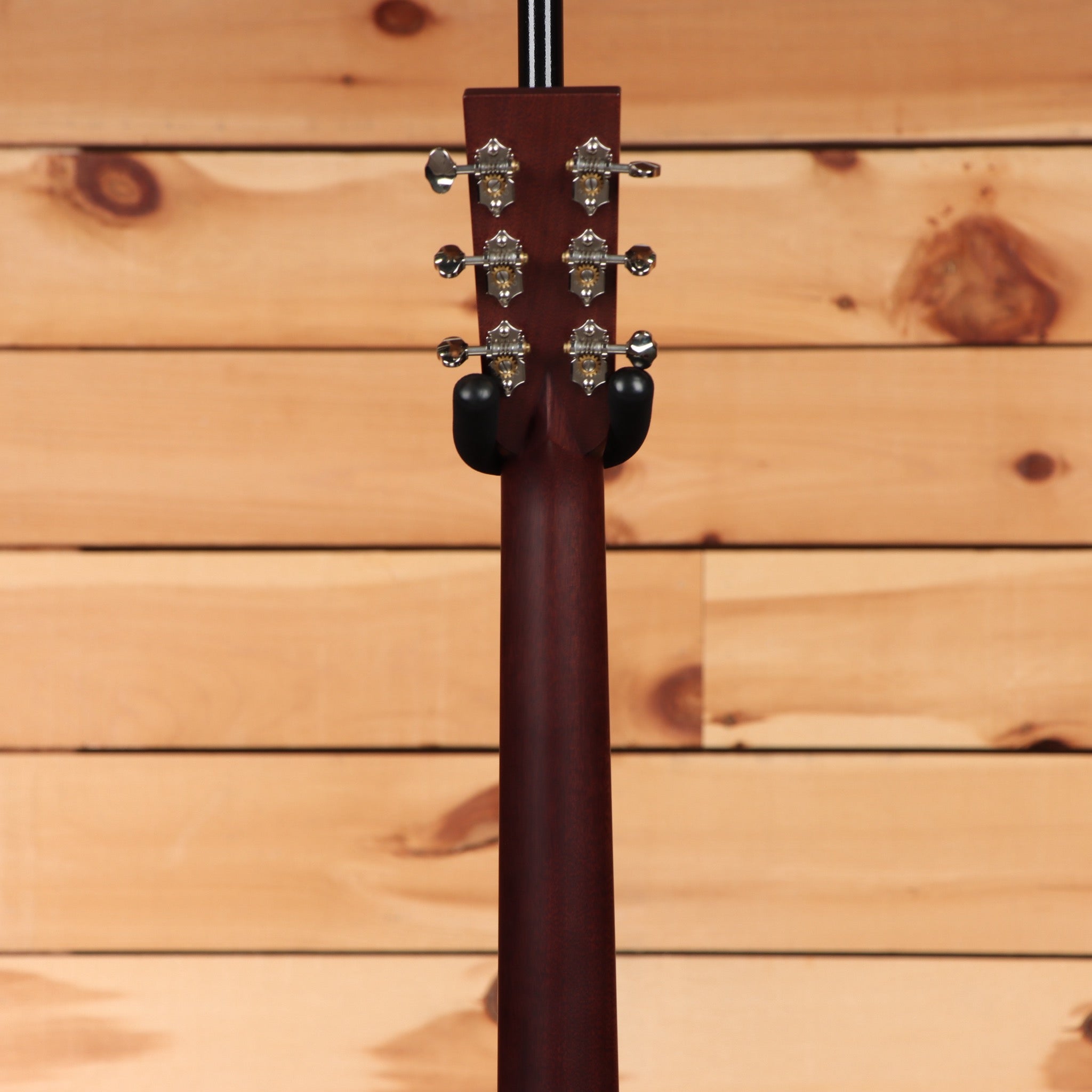 Boucher BG52G acoustic guitar natural finish with chrome tuning machines
