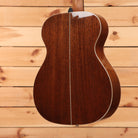 Boucher SG41V acoustic guitar natural finish with white binding and mahogany back