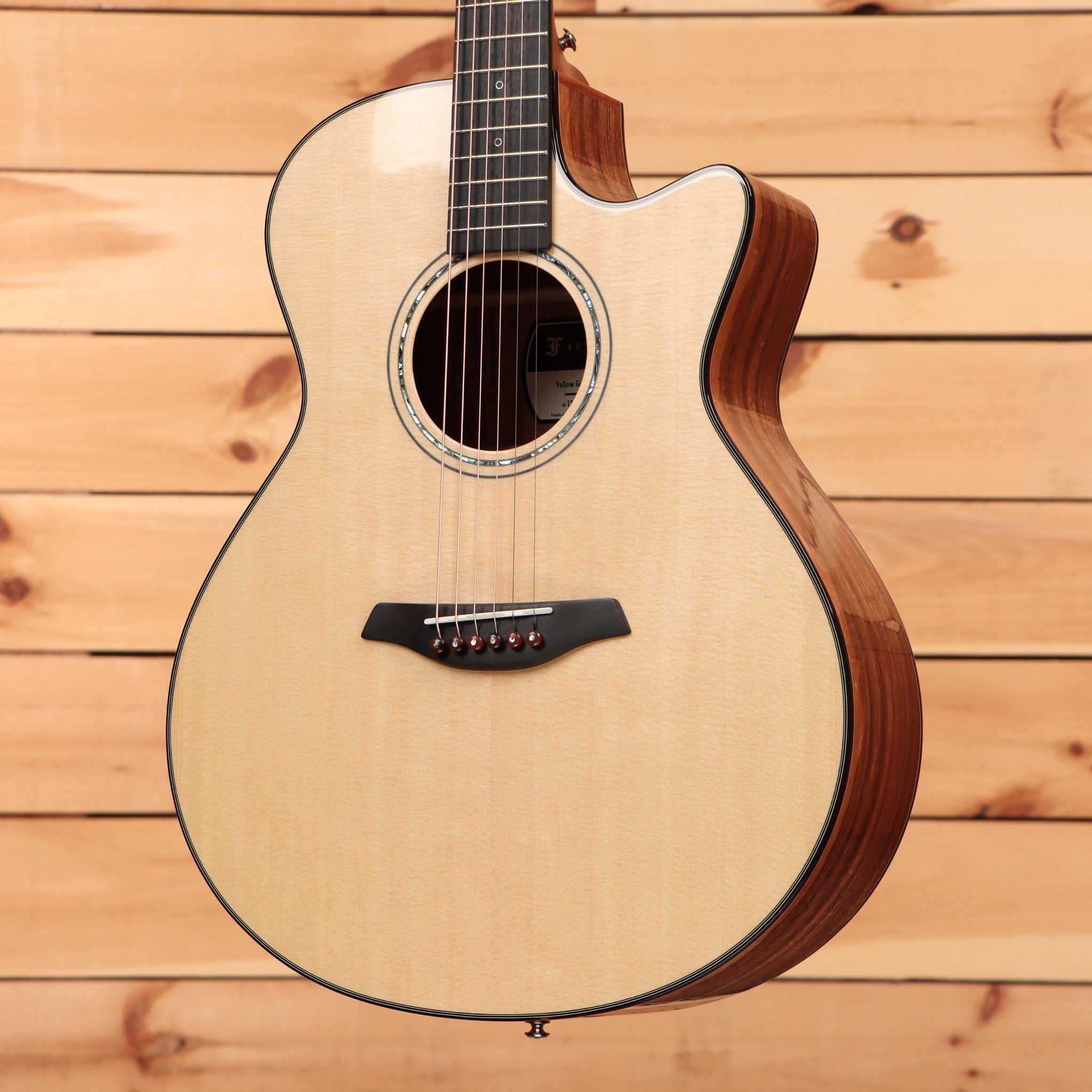Furch Exotic Yellow GC SXA CPU natural acoustic guitar with cutaway and rosewood back