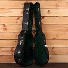 Bourgeois SDSTS dreadnought acoustic guitar sunburst finish with green velvet-lined hard case