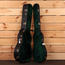 Bourgeois LDBSTS dreadnought acoustic guitar sunburst finish with green velvet-lined hardshell case