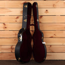 Martin 2026 NAMM Custom dreadnought acoustic guitar natural finish with burgundy velvet-lined hard case