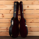 Martin 2026 NAMM Custom dreadnought acoustic guitar natural finish with burgundy velvet-lined hard case