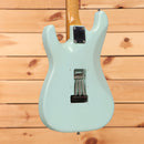 Suhr Classic S Antique electric guitar Sonic Blue pre-owned with single-coil pickups and maple neck