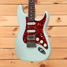 Suhr Classic S Antique Sonic Blue pre-owned electric guitar Stratocaster red tortoiseshell pickguard