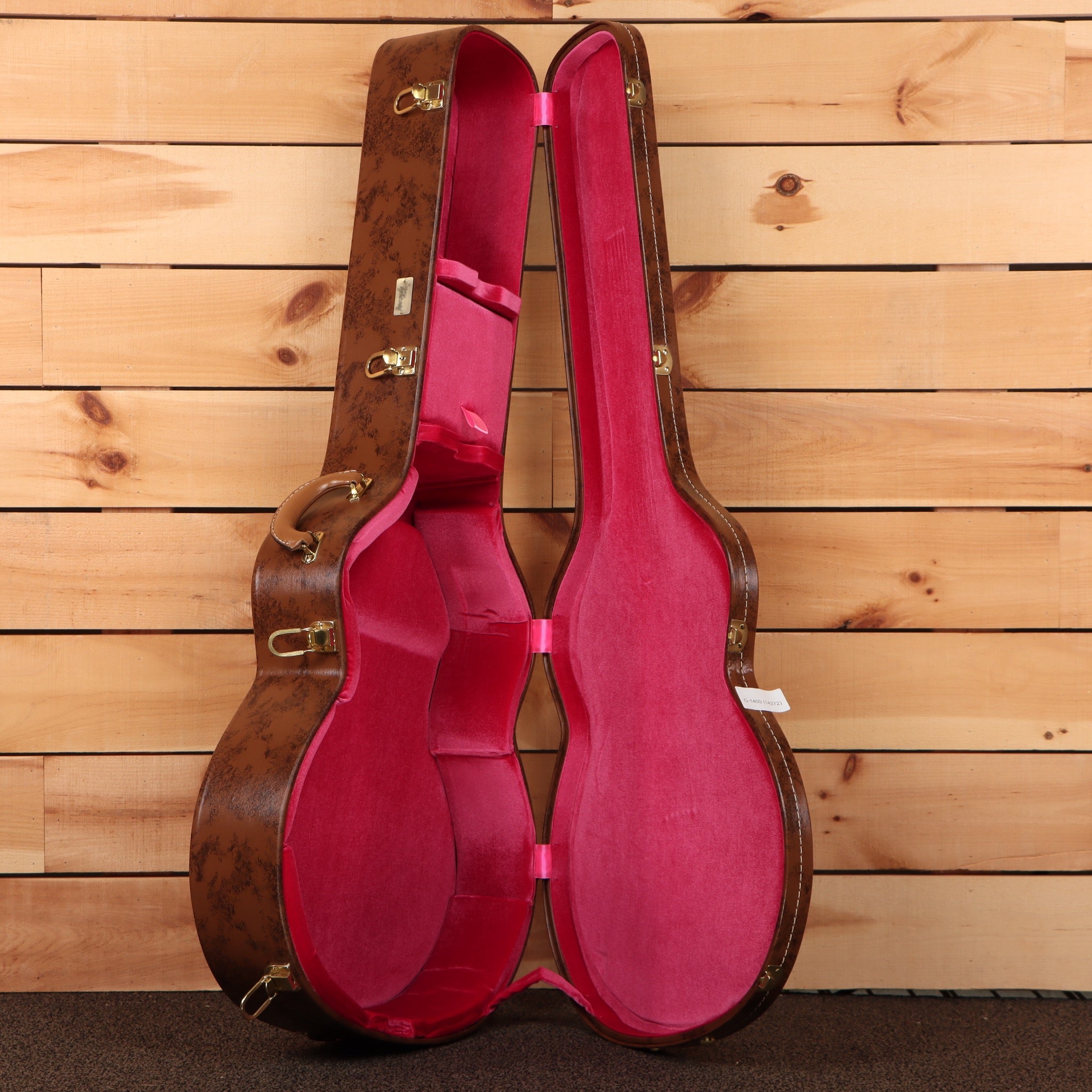 Gibson 1957 SJ200 Light Aged Natural jumbo acoustic guitar with burgundy interior case
