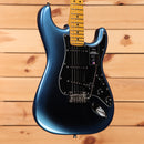 Fender American Professional II Stratocaster electric guitar Dark Night with maple neck and single-coil pickups