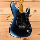 Fender American Professional II Stratocaster electric guitar Dark Night with maple neck and single-coil pickups