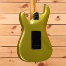 Fender American Ultra II Stratocaster HSS electric guitar Solar Flare with black pickguard