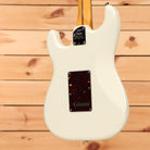 Fender American Professional II Stratocaster electric guitar Olympic White with tortoiseshell pickguard