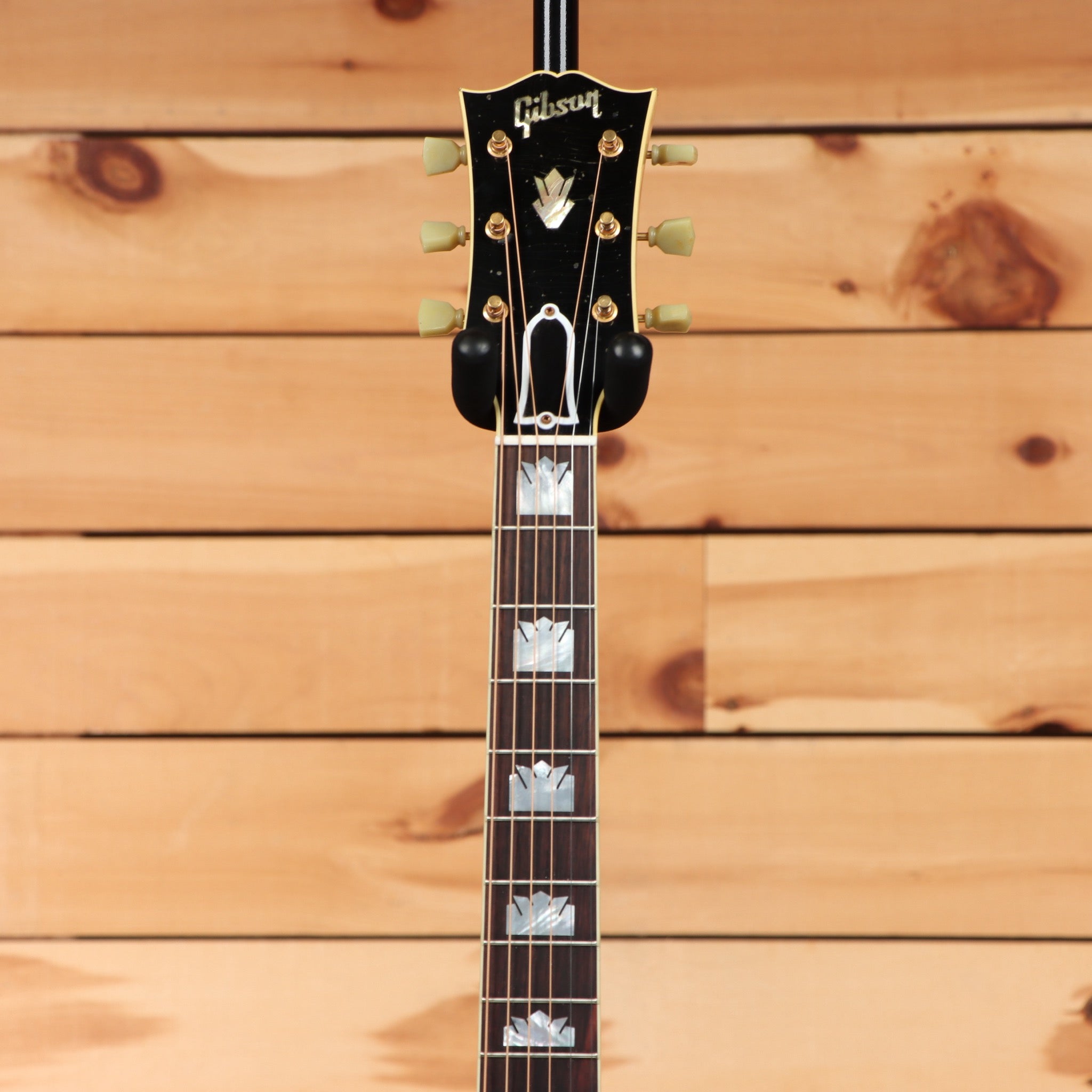 Gibson 1957 SJ-200 light aged natural acoustic jumbo guitar with maple leaf inlays