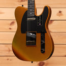 Fender 75th Anniversary American Ultra II Telecaster electric guitar Liquid Gold with black pickguard