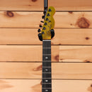 Fender 75th Anniversary American Ultra II Telecaster electric guitar Liquid Gold with black headstock tuners