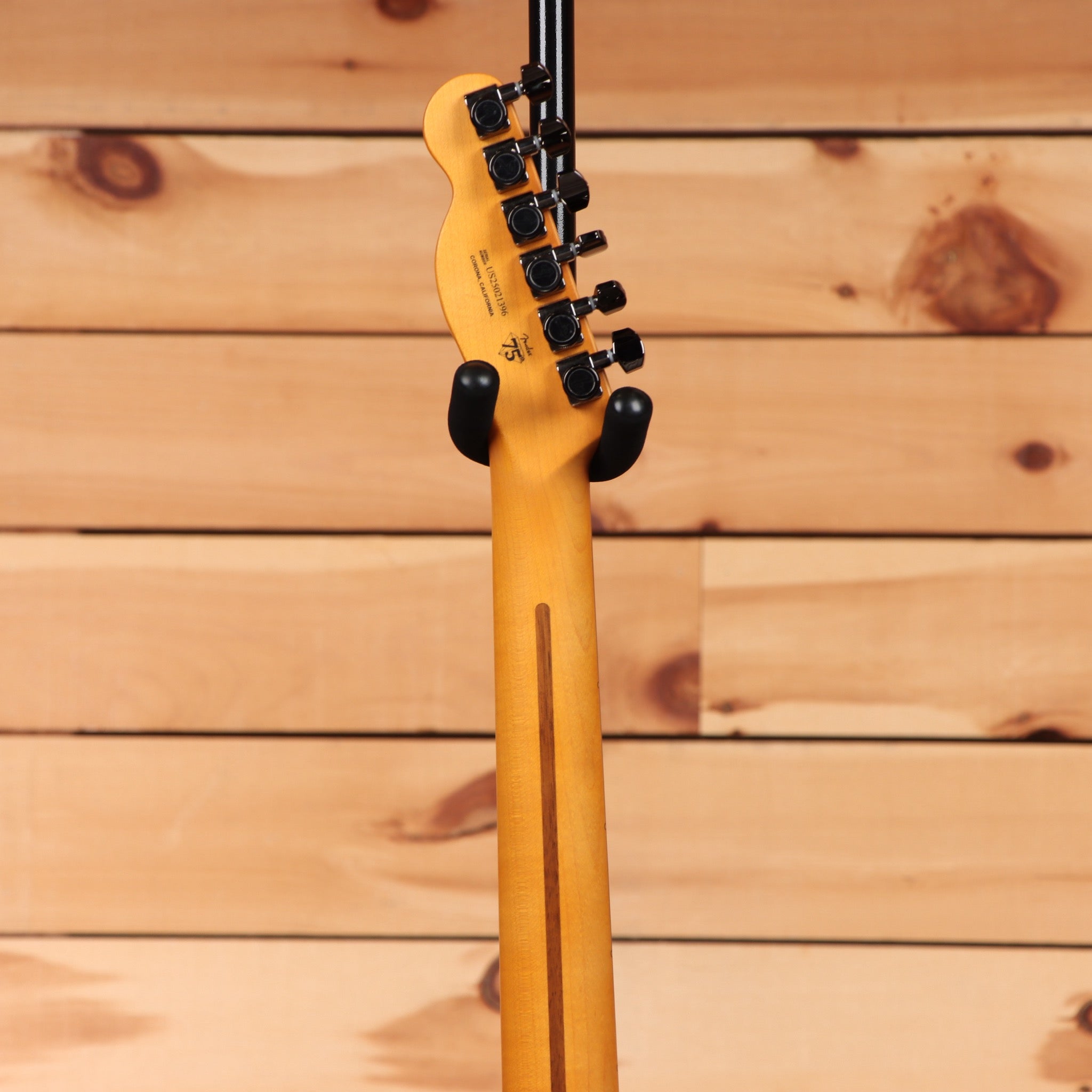 Fender 75th Anniversary American Ultra II Telecaster electric guitar Liquid Gold with maple neck