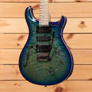 Paul Reed Smith Special semi-hollow electric guitar Makena Blue pre-owned with figured maple top and humbuckers