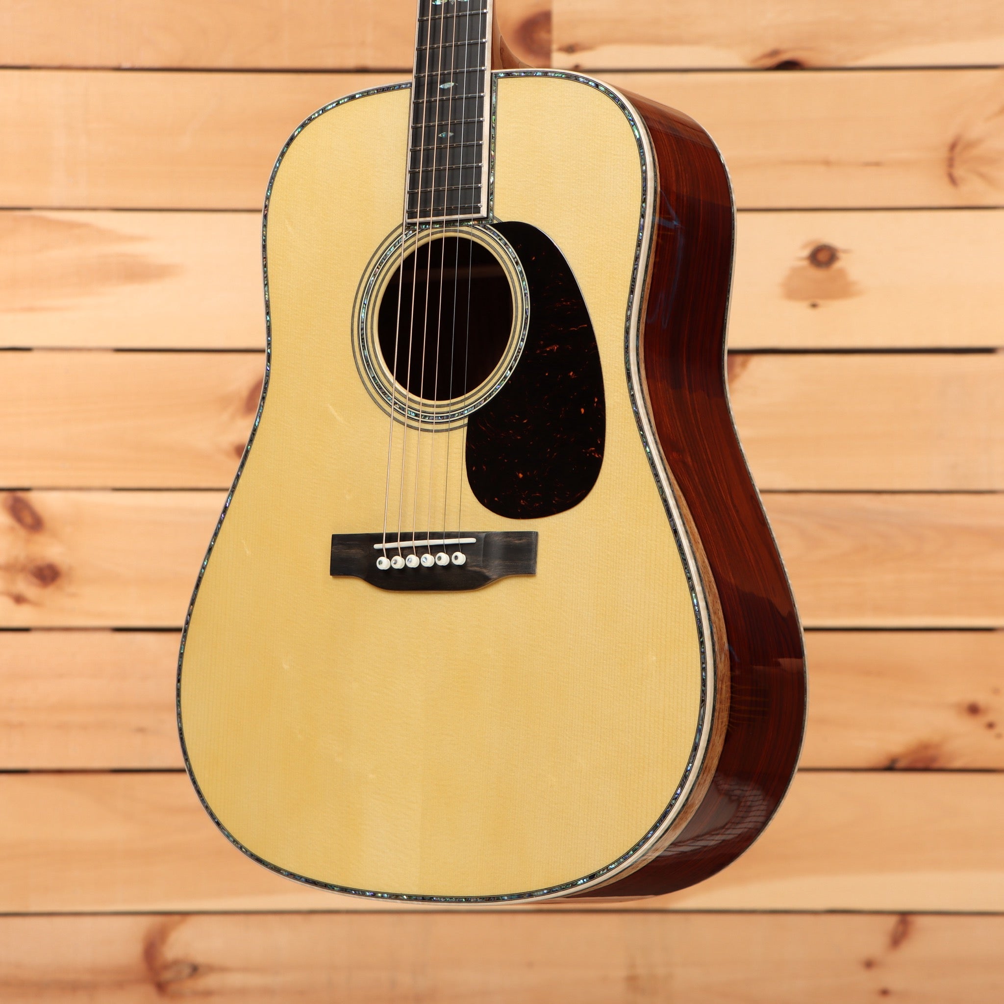 Martin 2026 NAMM Custom dreadnought acoustic guitar natural finish with rosewood back and sides