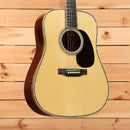Martin 2026 NAMM Custom dreadnought acoustic guitar natural finish with abalone binding