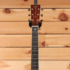 Martin 2026 NAMM Custom acoustic guitar natural finish with rosewood fretboard and abalone inlays