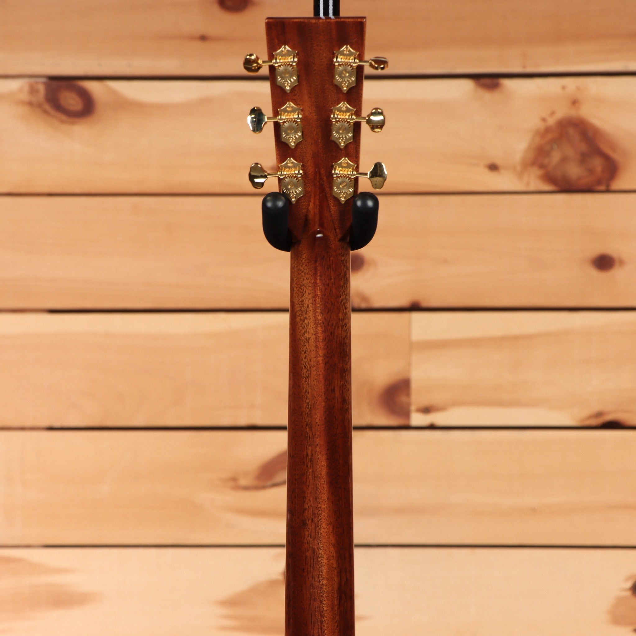 Martin 2026 NAMM Custom dreadnought acoustic guitar natural finish with gold tuning machines