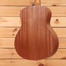 Taylor GS Mini mahogany acoustic guitar with natural finish and curved body shape