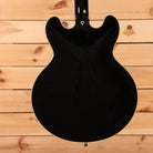 Pre-owned Gibson 1959 ES-355 semi-hollow electric guitar Aged Ebony with gold hardware and stop tailpiece