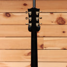 Pre-owned Gibson 1959 ES-355 semi-hollow electric guitar Ebony with gold tuning machines