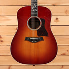 Taylor Legacy 810e Special Edition dreadnought acoustic-electric guitar Heritage Burst with floral fretboard inlays and torto