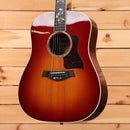 Taylor Legacy 810e Special Edition dreadnought acoustic-electric guitar Heritage Burst with floral fretboard inlays and torto
