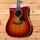 Taylor Legacy 810e Special Edition dreadnought acoustic-electric guitar Heritage Burst with floral fretboard inlays and torto
