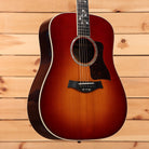 Taylor Legacy 810e Special Edition dreadnought acoustic-electric guitar Heritage Burst with floral fretboard inlays and torto
