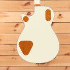 Gretsch G6134T-58 Vintage Select '58 Penguin electric guitar Vintage White with gold sparkle back plates and Bigsby