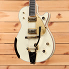 Gretsch G6134T-58 Vintage Select '58 Penguin hollowbody electric guitar Vintage White dual humbuckers gold hardware Bigsby