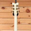 Gretsch G6134T-58 Vintage Select '58 Penguin hollowbody Vintage White back headstock with gold tuners