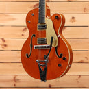 Gretsch G6120T-BSSMK Brian Setzer Nashville hollowbody electric guitar Smoke Orange with Bigsby tremolo