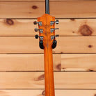 Gretsch G6120T-BSSMK Brian Setzer Nashville hollow body guitar Smoke Orange with Bigsby chrome tuners back view