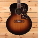 Gibson SJ-200 Standard jumbo acoustic guitar Sunburst with floral pickguard and mustache bridge