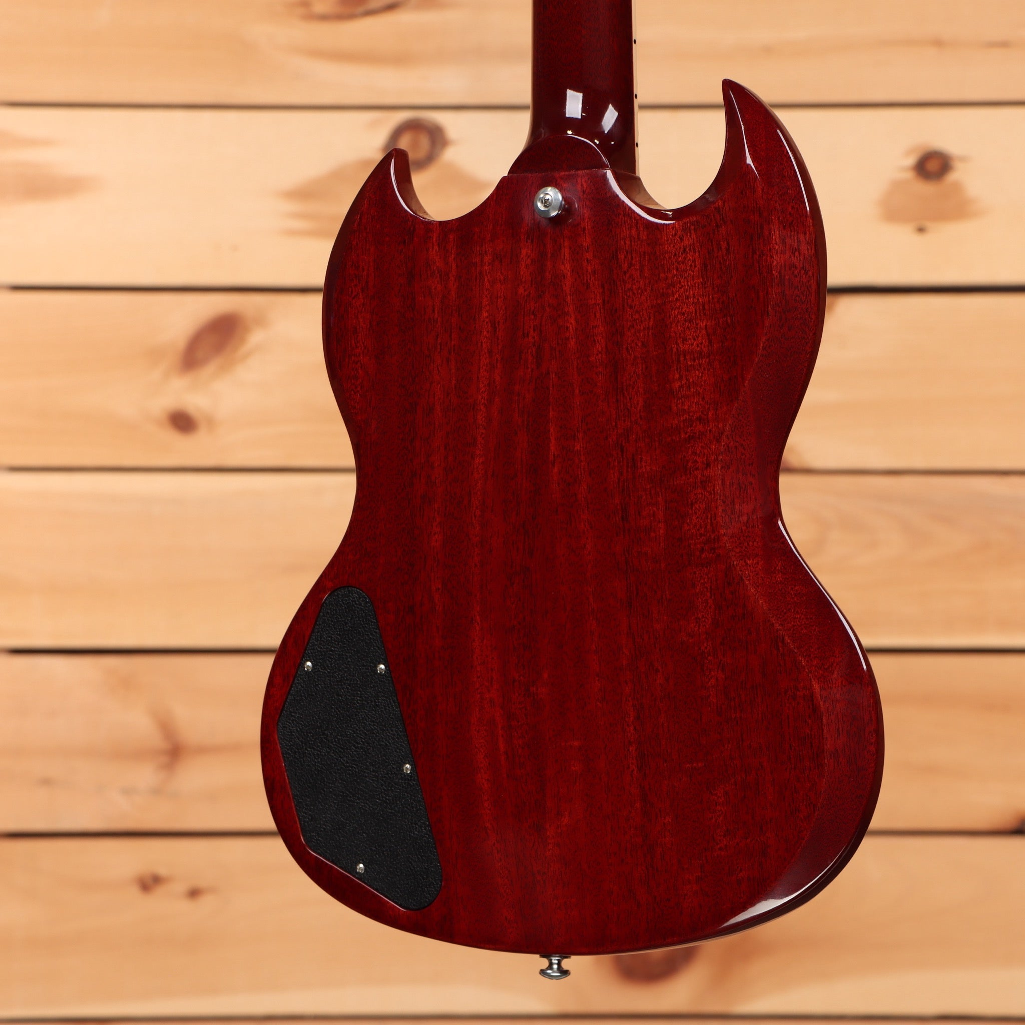 Gibson Derek Trucks SG electric guitar Vintage Red mahogany body back with black control cavity cover