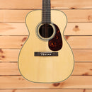 Martin Custom Shop NAMM 2026 Custom #5 acoustic guitar Aging Toner with tortoise pickguard and herringbone body binding