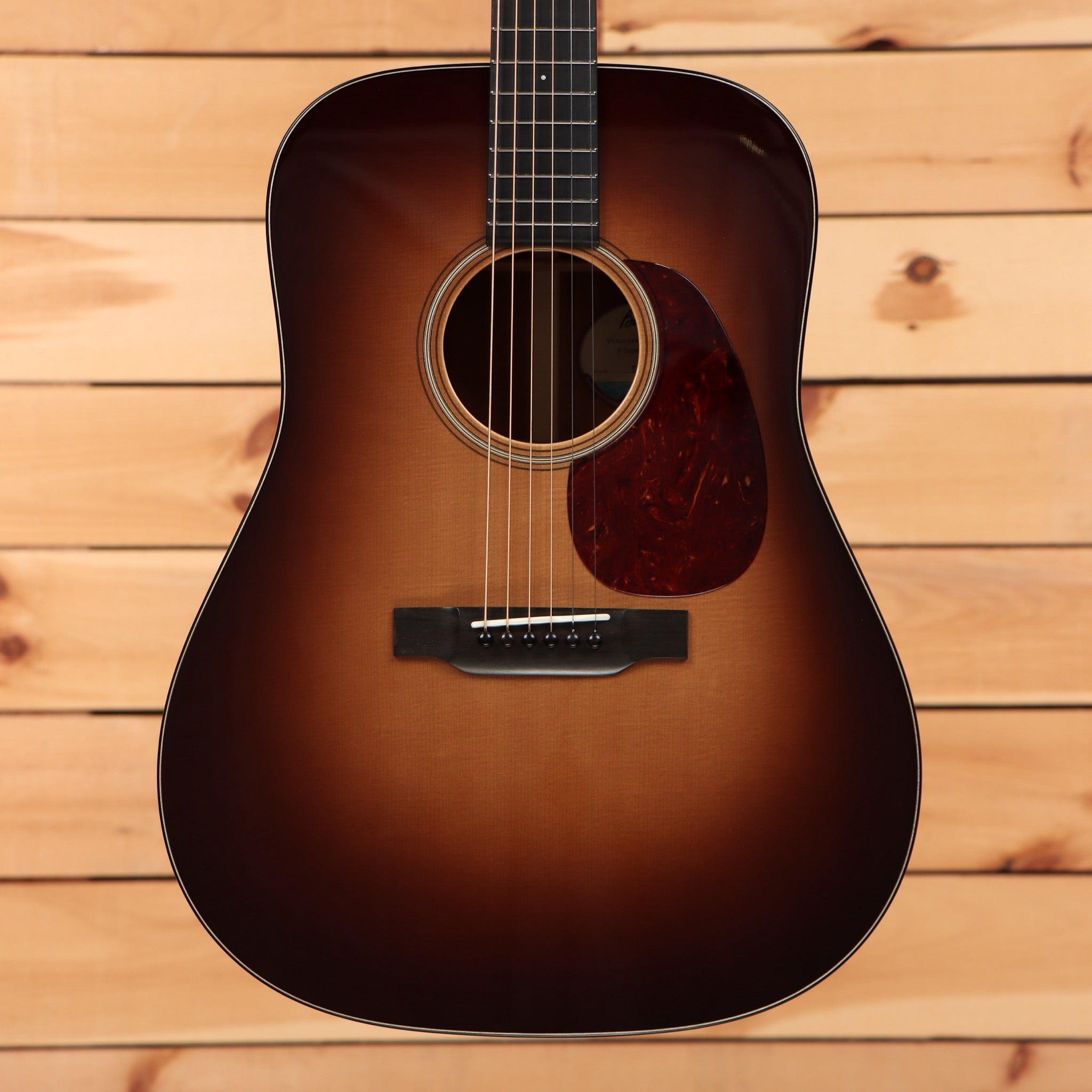Bourgeois Limited Touchstone D Country Boy dreadnought acoustic guitar Sunburst finish with tortoise pickguard