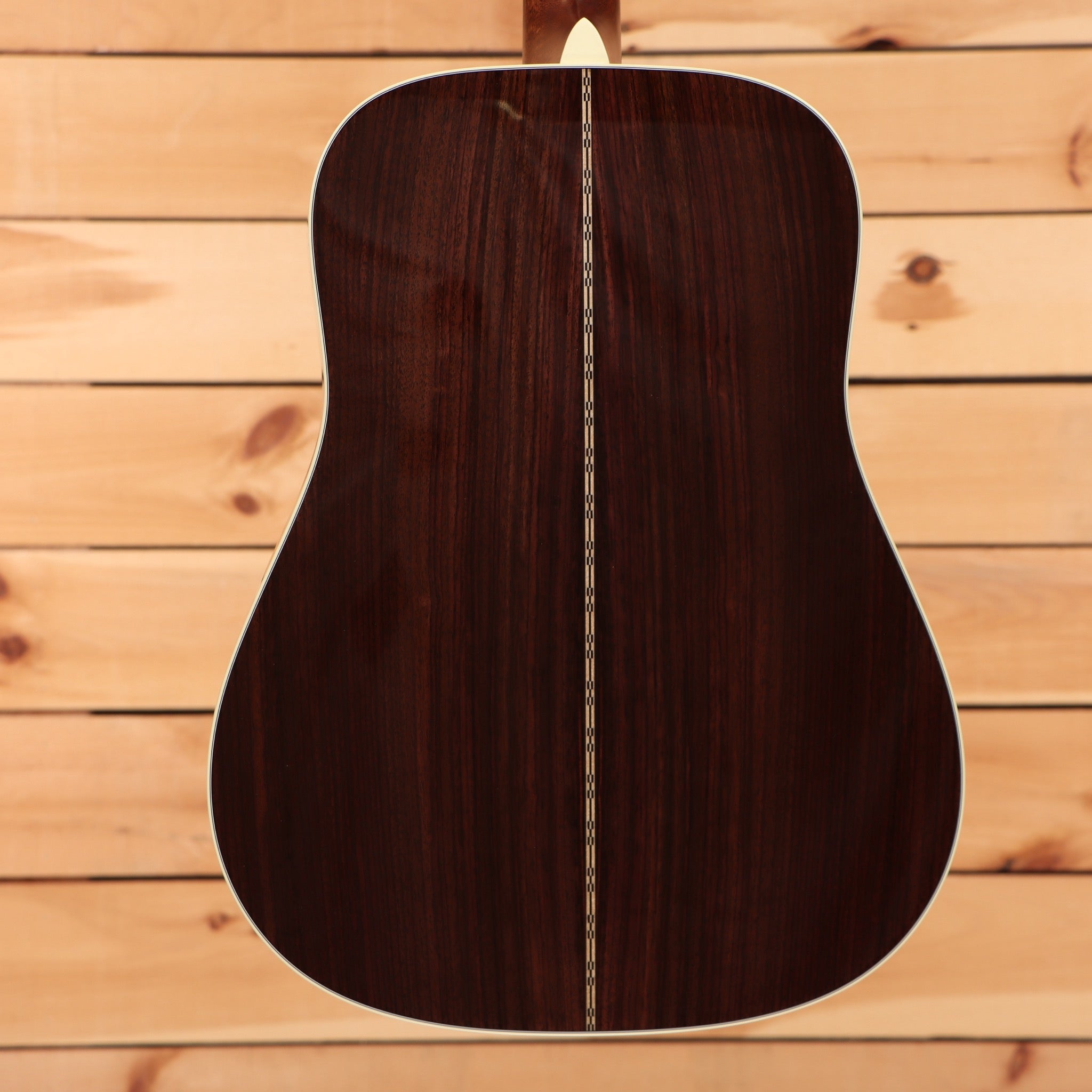Martin D-28 Aging Toner dreadnought acoustic guitar with Indian rosewood back and diamond-pattern center seam inlay
