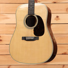 Martin D-28 Aging Toner dreadnought acoustic guitar natural spruce top with tortoise pickguard and white binding