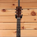 Martin D-28 Aging Toner dreadnought acoustic guitar headstock with rosewood fretboard and chrome tuners