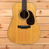 Martin D-28 Aging Toner dreadnought acoustic guitar natural spruce top with tortoiseshell pickguard and ebony fretboard