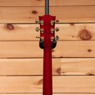 Gibson 68 Les Paul Custom Figured Tri-Burst electric guitar headstock back with gold Grover tuners