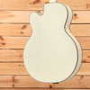 Gretsch G6136T-59 Vintage Select Edition '59 Falcon hollowbody electric guitar White with binding and gold hardware