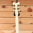 Gretsch G6136T-59 Vintage Select '59 Falcon hollowbody electric guitar White with gold tuners headstock back view
