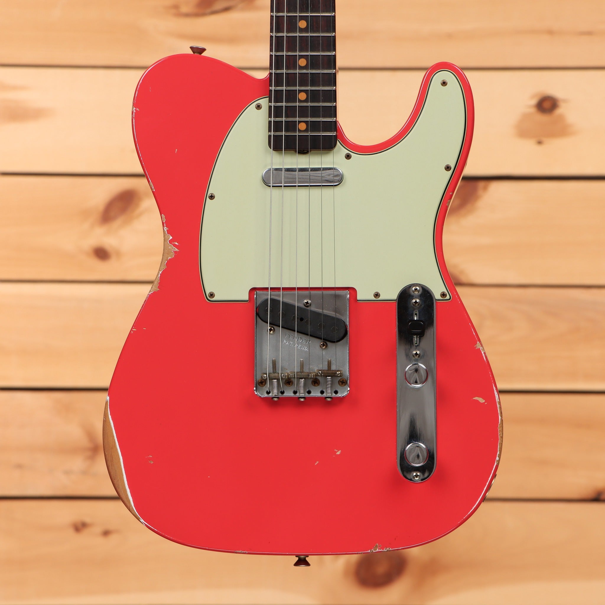 Fender Custom Shop 1963 Telecaster Relic - Aged Fiesta Red