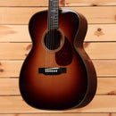 Bourgeois Touchstone Signature OM acoustic guitar Sunburst finish with tortoiseshell pickguard and body binding