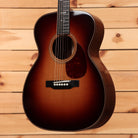 Bourgeois Touchstone Signature OM acoustic guitar Sunburst finish with tortoiseshell pickguard and body binding