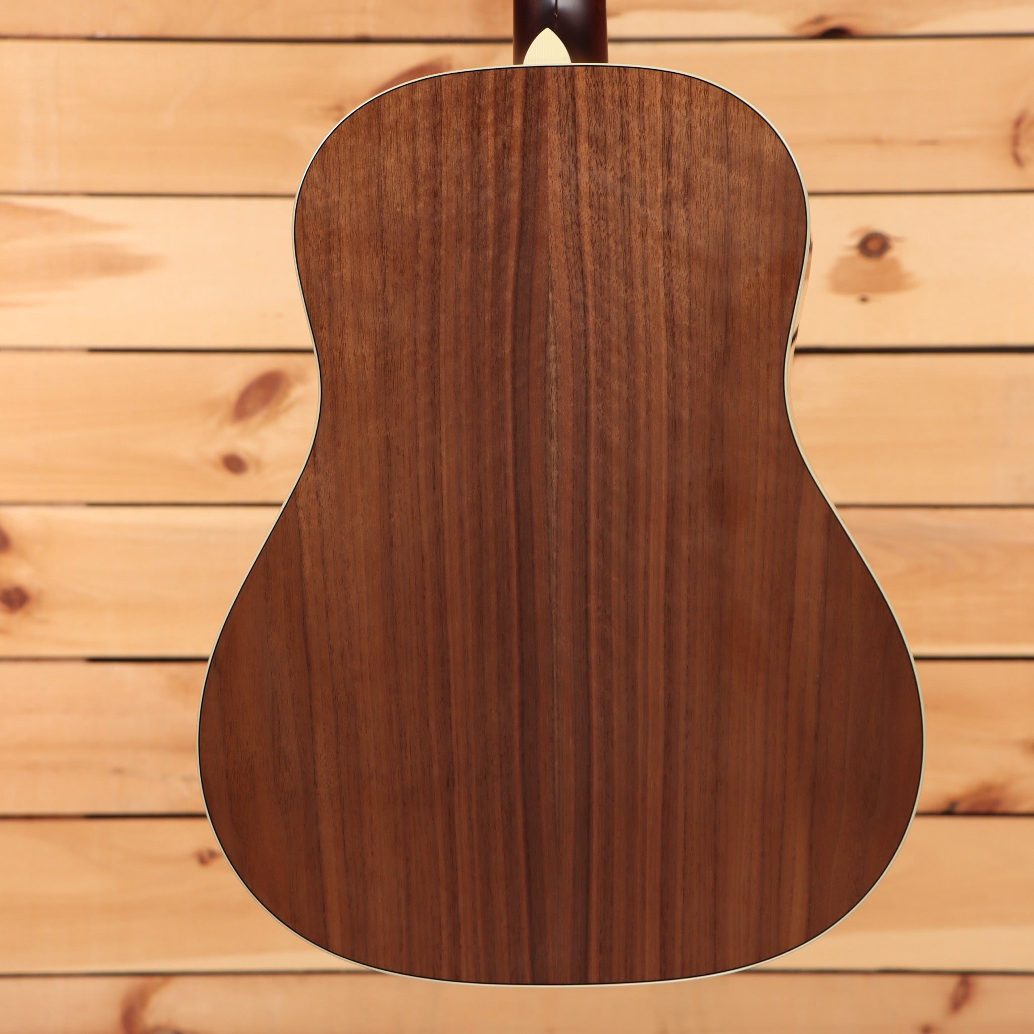 Bourgeois Downeast Slope D dreadnought acoustic guitar Natural finish with solid walnut back and white binding